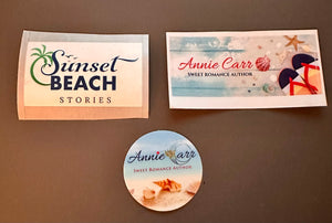 Annie Carr Sticker Trio